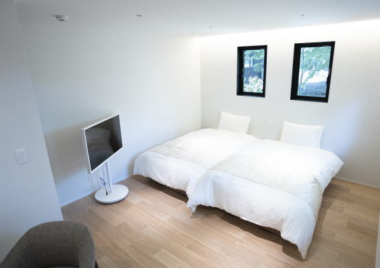 全部屋シモンズベッド